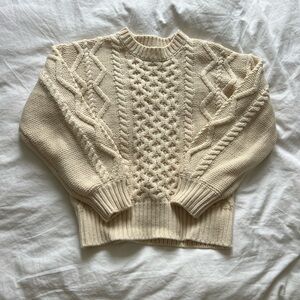 Frank and Oak Beige Knit